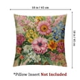 thumbnail image 4 of nygtbtfer Pillow Set of 2 Decorative Pillow Covers Flower Pillow Cases for Sofa White, 4 of 7