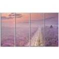 thumbnail image 2 of Path through Blooming Heather - Landscape Canvas Art Print, 2 of 3