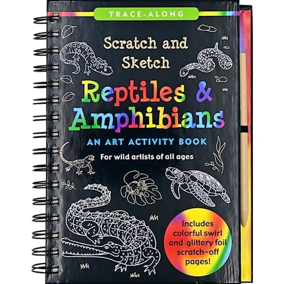 Pre-Owned Scratch & Sketch Reptiles & Amphibians (Spiral-bound) 1441341315 9781441341310