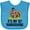 Turquoise, variant on Inktastic First Thanksgiving Pilgrim Turkey Boys or Girls Baby Bib