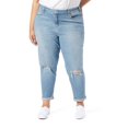 thumbnail image 1 of Levi Strauss Signature.™ Women's Plus Mid Rise Slim Fit Boyfriend Jeans, 1 of 3