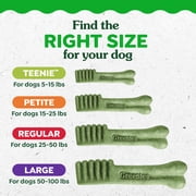 Greenies Original Flavor Adult Natural Dental Dog Treats Large Size, 6 oz Pack (4 Count)