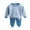 Sky Blue C, variant on Girls' Sleepwear Agkizg 2-Piece Girls' Pajama Sets,Kids Nightwear Loungewear Clothes Set,Children's Printed Conditioning Suit Two-piece Set Newborn Underwear Set