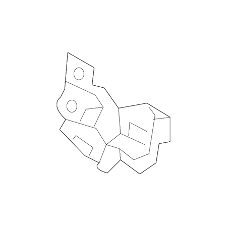 Genuine OE Kia Latch - 81130-F6500