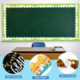 thumbnail image 3 of 12 Rolls 393.7 Feet Bulletin Board Borders Rolled Scalloped Border Trim Seasonal Decorative Borders for Thanksgiving Winter Halloween Christmas Classroom Decorations, 12 Designs$$Office, 3 of 7