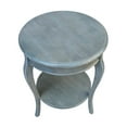 thumbnail image 4 of International Concepts Cambria Wood Round End Table in heather Gray, 4 of 7