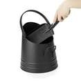 Mind Reader 2Piece Metal Fireplace Bucket with Shovel Fireside Bucket