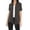 Charcoal, variant on Women's Casual Short Sleeve Draped Open Front Solid Cardigan