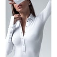 thumbnail image 4 of Body con botones para mujer, Body de manga larga para mujer, Body con solapa para mujer, Funcionalidad versátil, 4 of 6