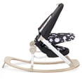 thumbnail image 6 of Dream On Me SleekSway Portable Rocker Chair, Black White, Adjustable Baby Bouncer, 6 of 16
