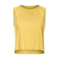 thumbnail image 1 of Ropa de yoga ligera y transpirable para primavera y verano, top para mujer con espalda hueca, de secado rápido, chaleco deportivo informal y holgado para fitness, 1 of 6