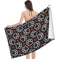 thumbnail image 3 of Yibo Paw Print l Bath Towel Quick Dry Pool Towel Shower Towel for Bathroom Outdoor, 3 of 9