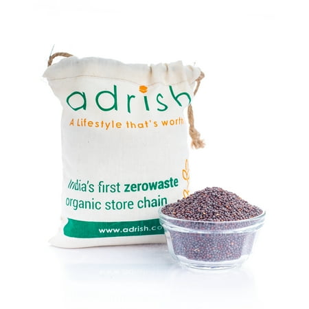 Adrish Zerowaste Black Mustard Seeds( Rai) - 1lb(16oz)
