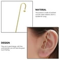 thumbnail image 4 of Ear Cuff Wrap Crawler Hook Earrings Ear Studs Alloy Rhinestone Ear Jewelry for Valentine, 4 of 9