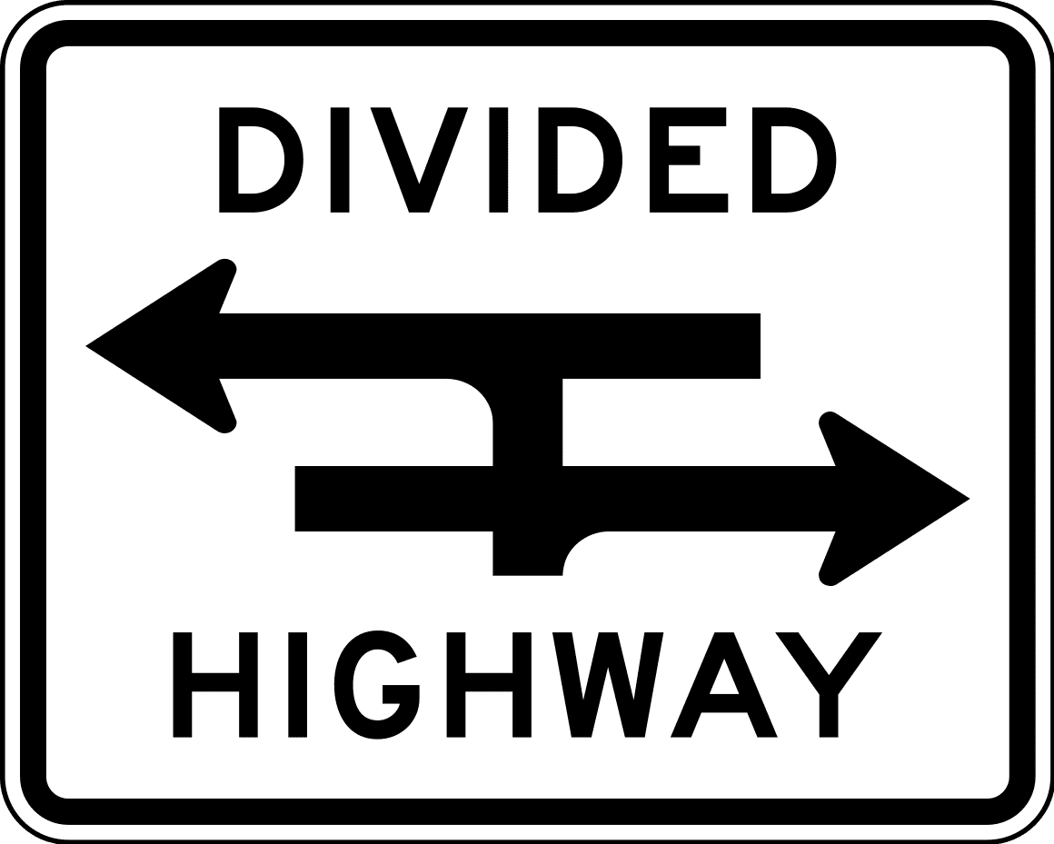 Divide way. Intersection Traffic signs. History "Traffic sign".
