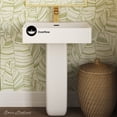 thumbnail image 2 of Concorde Square Two-Piece Pedestal Sink, 2 of 11