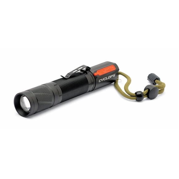 Cyclops CYC-TF1200RC Lampe de Poche de Poche à DEL Rechargeable à Haute Sortie 1200 Lumens, Noire