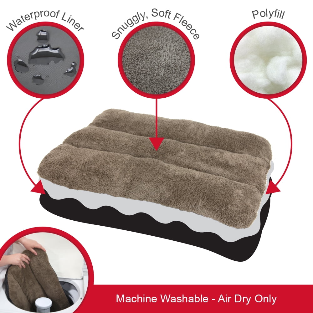 SportPet Designs Medium 33" Waterproof Dog Bed with Non Skid Bottom