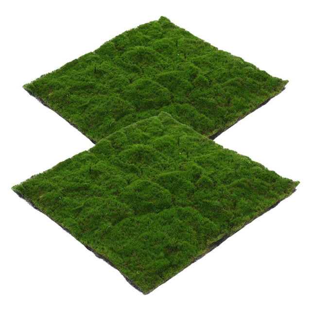 unbranded 2Ud Tapete De Musgo Artificial Para De Patio Y Jardín Resistente Y Ligero