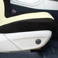 thumbnail image 6 of FH Group Universal Fit Beige Car Seat Covers, Chevron Cloth Seat Protector for Trucks, SUVs & Vans, Washable - Full Set, 6 of 10