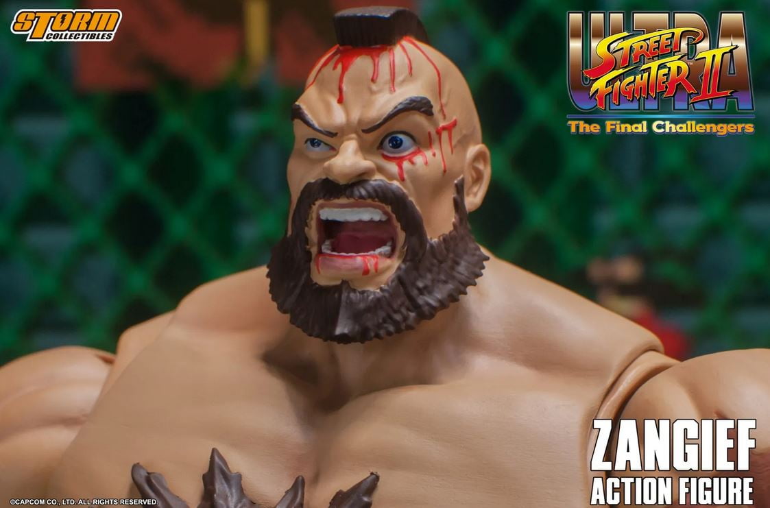 Storm Collectibles Ultimate Street Fighter II The Final Challenger Zangief  Action Figure (tan)