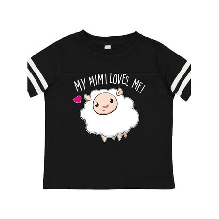 

Inktastic My Mimi Loves Me- cute sheep Gift Toddler Boy or Toddler Girl T-Shirt