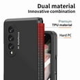 thumbnail image 3 of Dteck for Galaxy Z Fold 3 5g Case, Shockproof Magnetic with Hinge Protection Hard PC Built-in Screen Protector Cover,Black, 3 of 6