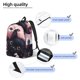 thumbnail image 3 of Easygdp Cute Kittens Group Portrait Mochila de Lona Resistente para Laptop, Compatible con Laptops de 15 a 17 pulgadas, Ideal para Escuela, Trabajo y Viajes-Medium, 3 of 5