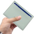 thumbnail image 3 of 2 PCS Front Pocket Minimalist Leather Slim Wallet Blocking credit card holder, 3 of 5