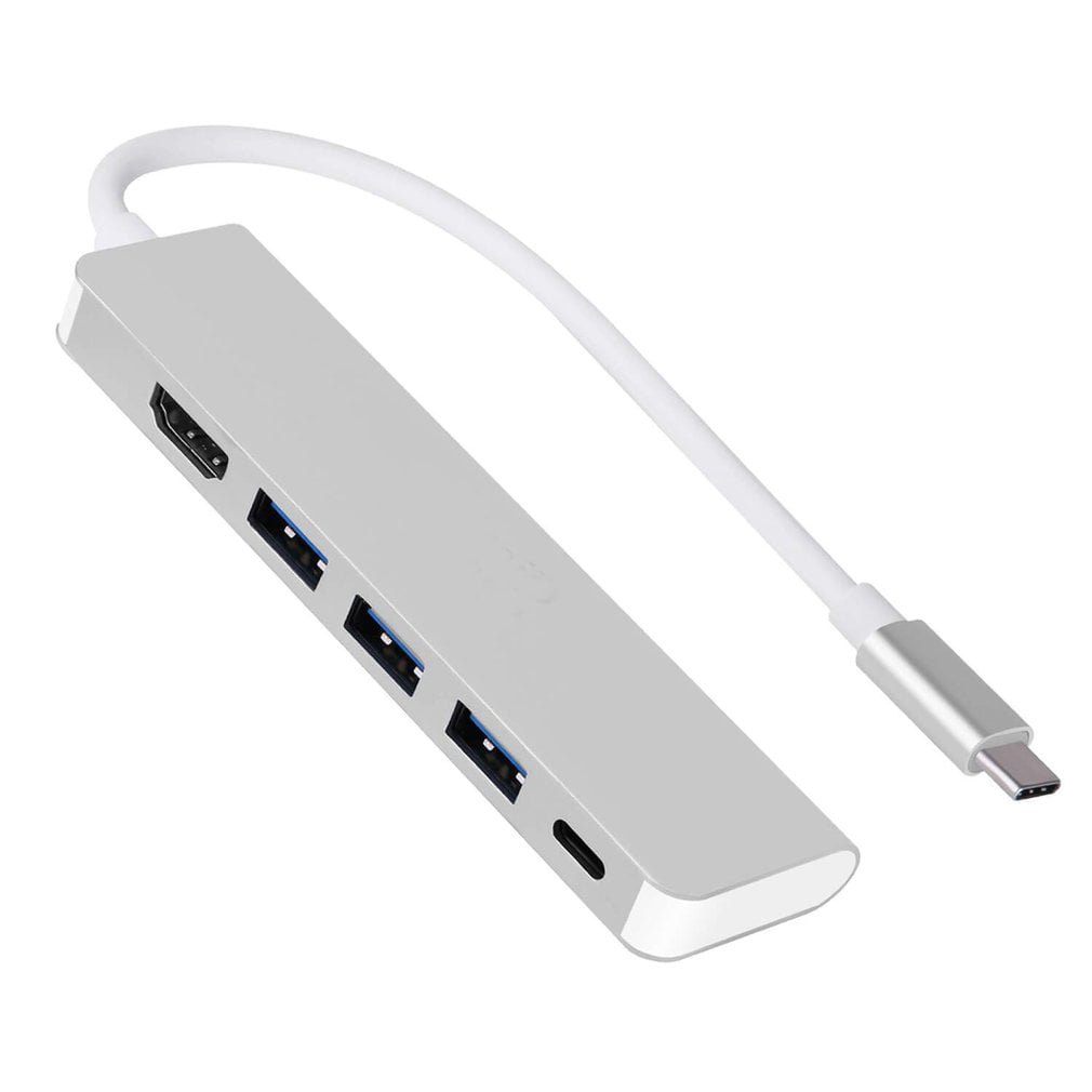 and More Galaxy Note 9 S9 ARKTEK USB-C to HDMI Adapter with USB 3.0 Data Port and USB Type C Pass-Through Charging 3-in-1 Cable Adapter for Surface Book 2