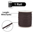 thumbnail image 2 of 72.18Yards 2mm Round Nylon Thread Chineses Knot Cord DIY Material for Jewelry Making Coconut Brown, 2 of 6