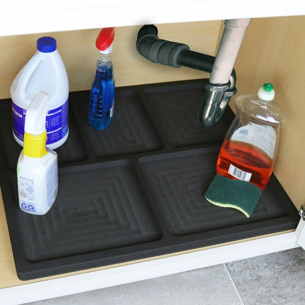 Polar Whale Under Sink Mat Floor Protector Tray Waterproof