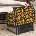 thumbnail image 7 of Zufioo Tangerine Universal Two Slice Toaster Cover,Quilted Toaster Appliance Dust-proof Cover For Kitchen Small Appliance(Cover only), 7 of 7