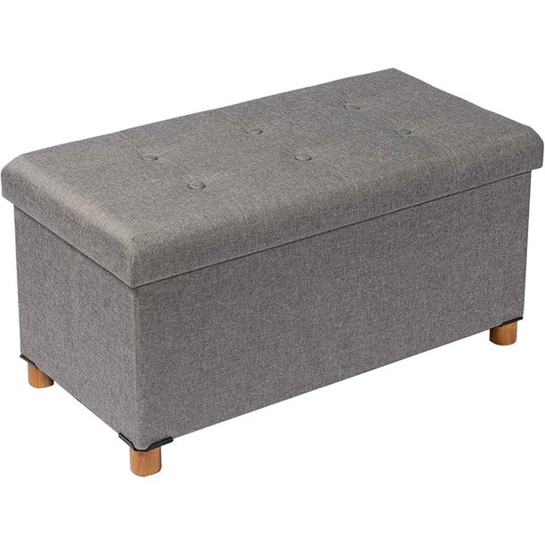 Storage Ottoman With Tray, Stools And Ottomans With Legs, Seat Storage