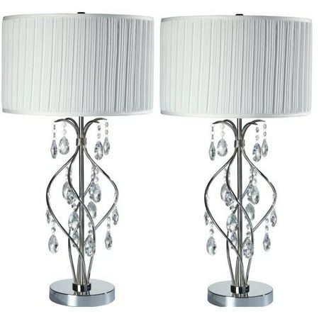 Rosdorf Park Beachlands Faux Crystal Spiral 31 Table Lamp Set Of Rosdorf Park Beachlands Faux Crystal Spiral 31 Table Lamp Set