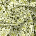 thumbnail image 5 of Ambesonne Floral Window Valance, Monotone Flowers, 54" X 12", Green Brown Yellow Green, 5 of 5