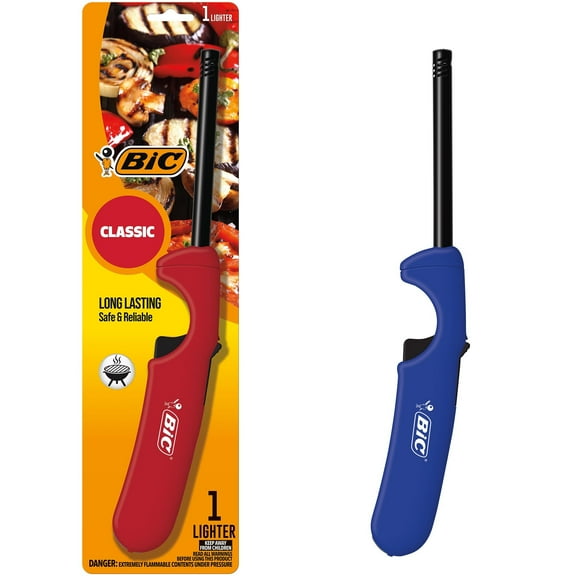 BIC Multi-purpose Classic Lighter, Assorted Colors, Pack of 1, Colors May Vary