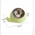 thumbnail image 3 of Stainless Steel Tilted Pet Bowl for Neck Protection, Anti-Tip Elevated Feeding Station for Cats and Dogs, Durable Water and Food Basin Feeder, 3 of 3