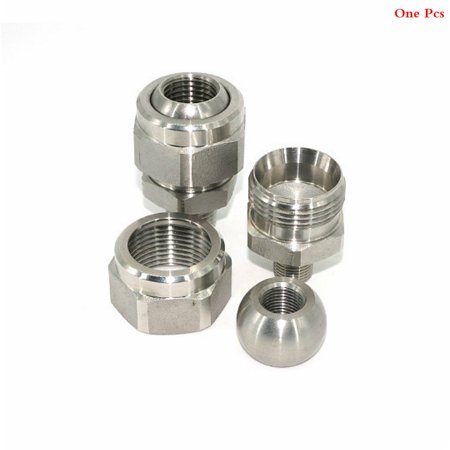 1/8 1/4 3/8 1/2 Inch adjustable rotatable nozzle base Ball joint spiral nozzles base With 1/8 1/4 3/8 steel ball universal