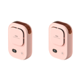 thumbnail image 1 of Ventilador Portátil Con Clip para La Cintura El Cuerpo Cuello Recargable Trabajos Acampada () Rosa, 1 of 8