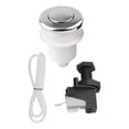 thumbnail image 4 of Justharion Air Switch Kits Portable Cordless on brushed Switch Pneumatic 32mm Off Button argent Switch Push Silver 32mm, 4 of 4