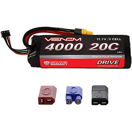 Venom Batterie LiPO Rigide 20C 2S 5000 MAh 7,4 Avec Syst&egrave;me De Prise