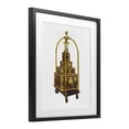 thumbnail image 2 of Stupell Industries Eclectic Glam Hotel Luggage Black Framed Print Under Glass, 13 x 16, by Ziwei Li, 2 of 8
