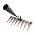 thumbnail image 4 of Almencla Garden Hoe Garden Hand Rake Manganese Steel Sturdy Agricultural Weeding Rake Weeding Tool for Planting Farm Loosening Digging 8 Tines, 4 of 8
