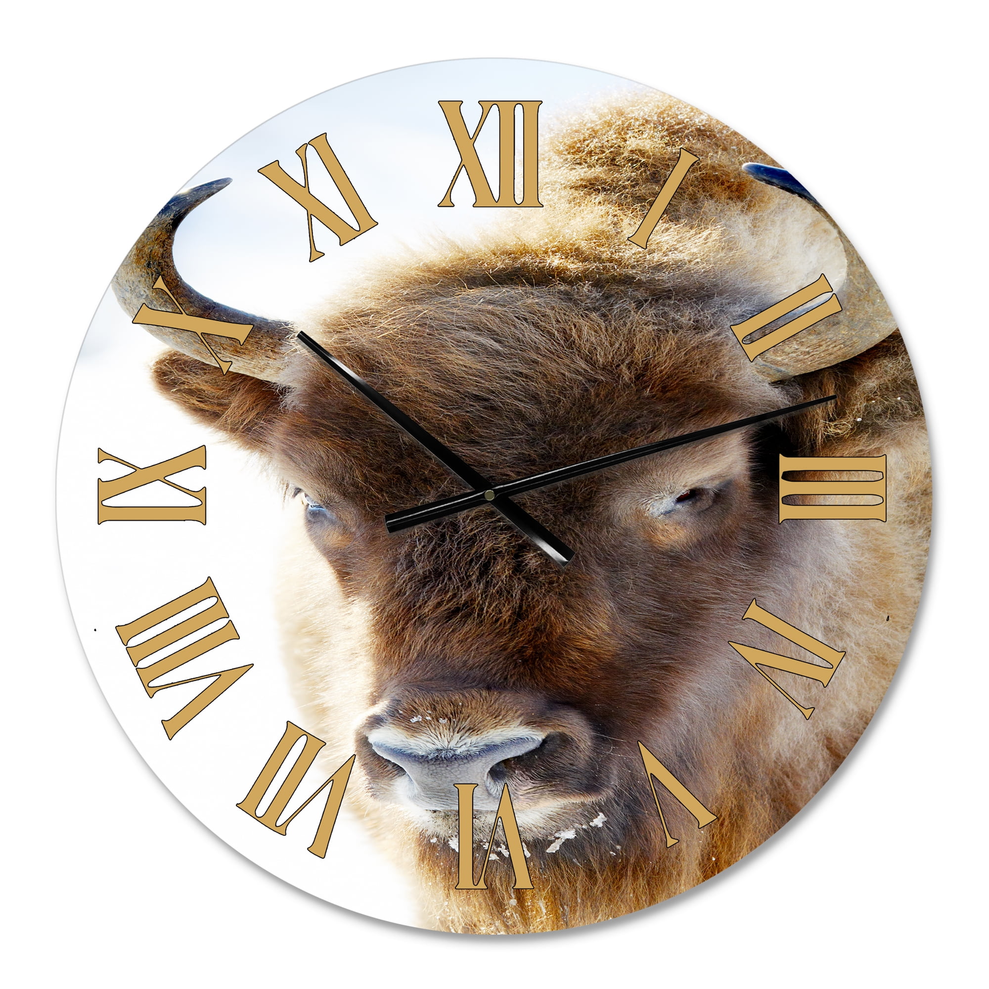 Designart 1 in Farmhouse Wall Clock