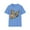Carolina Blue, variant on Butterfly Shirt, T Shirt with Butterfly, Monarch Shirt