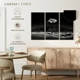thumbnail image 4 of Elephant Stock Cloud Over Mesquite Sand Dunes Wall Art - Horizontal Multi Panel Canvas - Living Room Wall Decor - Nature Multi Panel - Gray And Black Decor - 23" x 14", 4 of 4