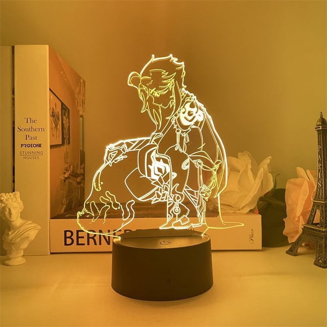Luz LED 3D de Plants vs Zombies Xiaos que cambia de color