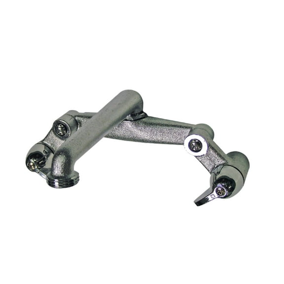 Kingston Brass KF202  Double-Handle 2-Hole Wall Mount Laundry Faucet in Polished Chrome