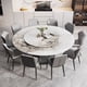thumbnail image 2 of Nordic Multifunctional Dining Table Waterproof Round Heat Resistance Dining Table Japan Style Mesas De Jantar Kitchen Furniture My Lux Decor Round, 2 of 23